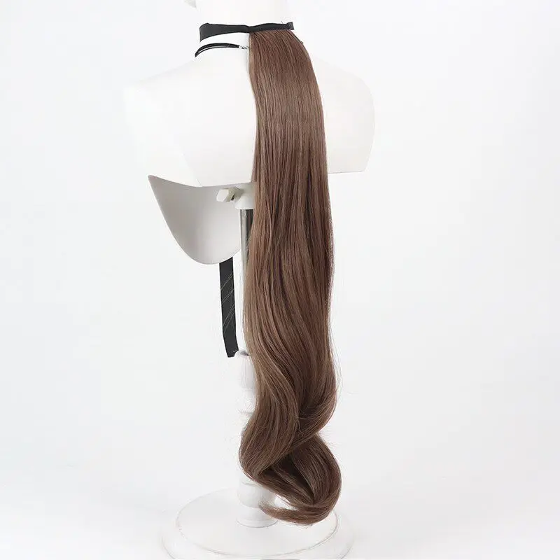 Picture 6: Anime Umamusume Pretty Derby Rulership Cosplay Wig Brown Ears Tail Hairclips Women Halloween Party Carnival Heat Resistant Wigs