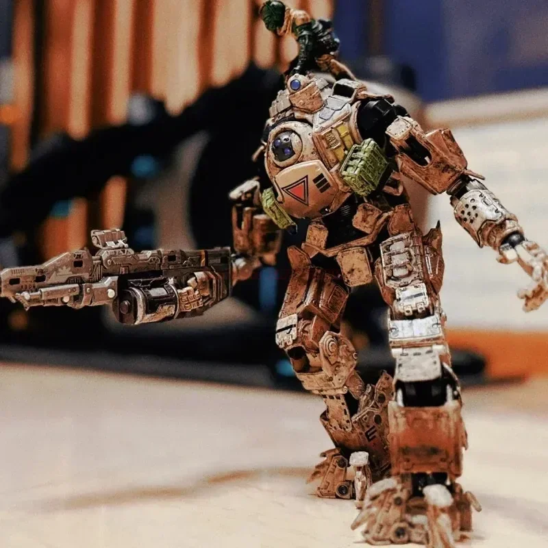 

In Stock Play Arts Figure Kai Titanfall Atlas Articulated Action Figure Model Toys For Ornament Cool Doll Birthday Gifts