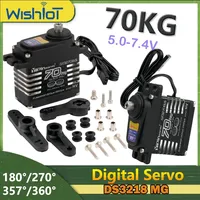 70kg Digital YP3270BLS Servo Large Torque Steel Gear 180/270/357/360 Degree Brushless Motor Servos For RC Car Robot Model Toys
