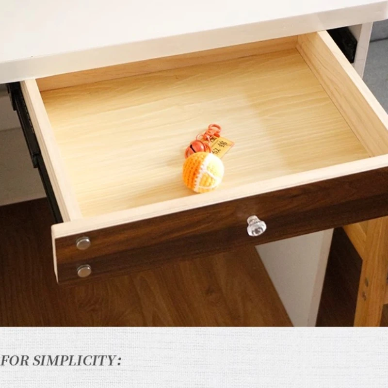 صندوق تخزين من الخشب الصلب تحت المكتب، صندوق تخزين منزلق لمحطة عمل المكتب، منظم إضافي، خزانة ملفات معلقة مخفية #5