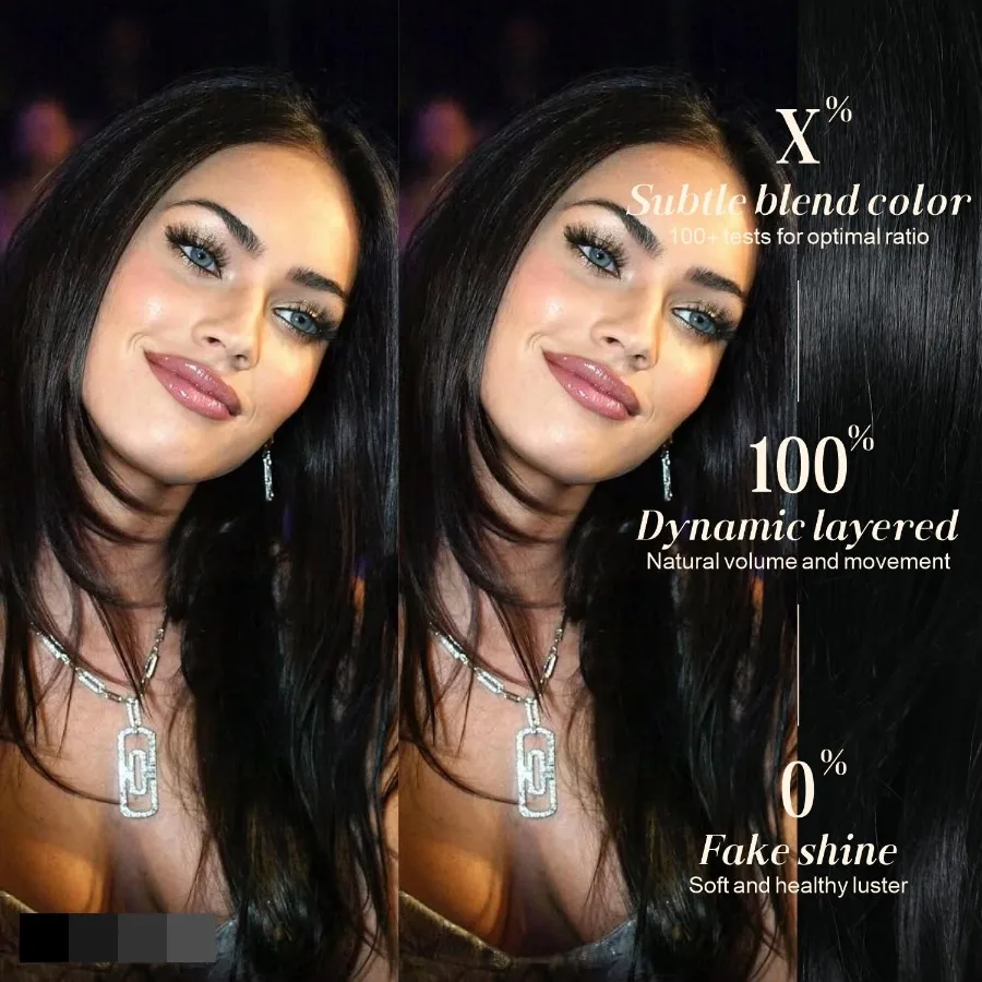 قبل قطع الدانتيل شعر مستعار بدون صمغ ارتداء والذهاب الباروكات السوداء للنساء الطبقات الاصطناعية الدانتيل شعر مستعار أمامي مع الانفجارات قبل قطعها 13x5x1 HD La #3