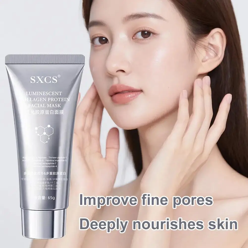 Collagen Firming Face Mask Intense Hydration & Anti-Aging Care For Glowing Skin Brightening Overnight Sleeping Pack