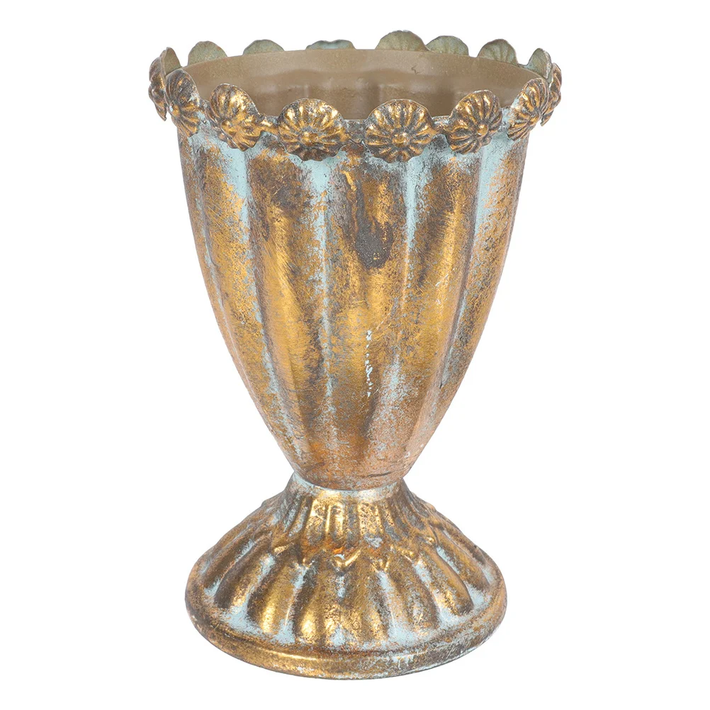 

Vase Flower Arrangement Container Decorative Decoration Iron Display Urn Planter Vases