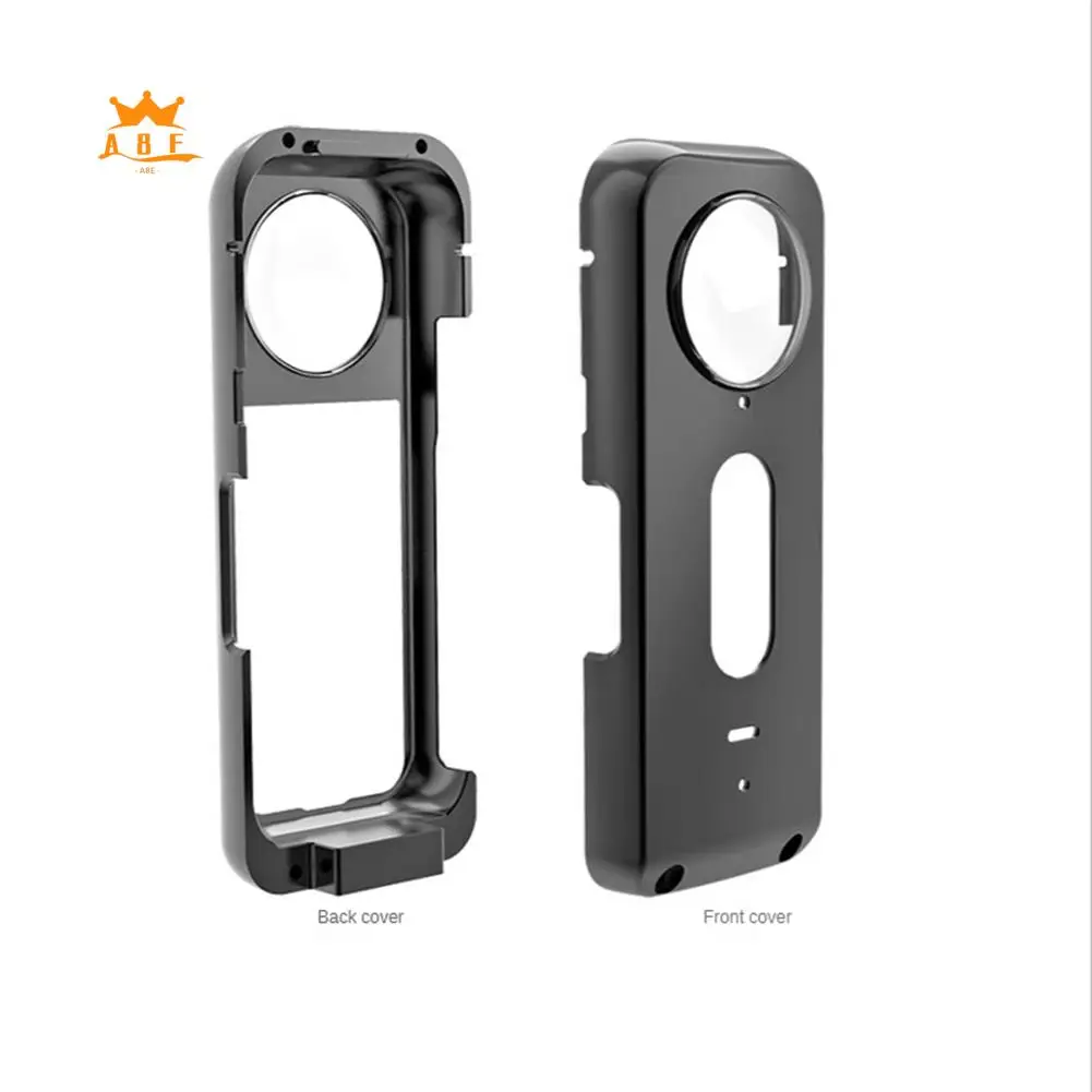

A08E-1Set Cage Shockproof Protective Expansion Frame Interface Aluminum Alloy Case Black Accessories For Insta 360 One X3