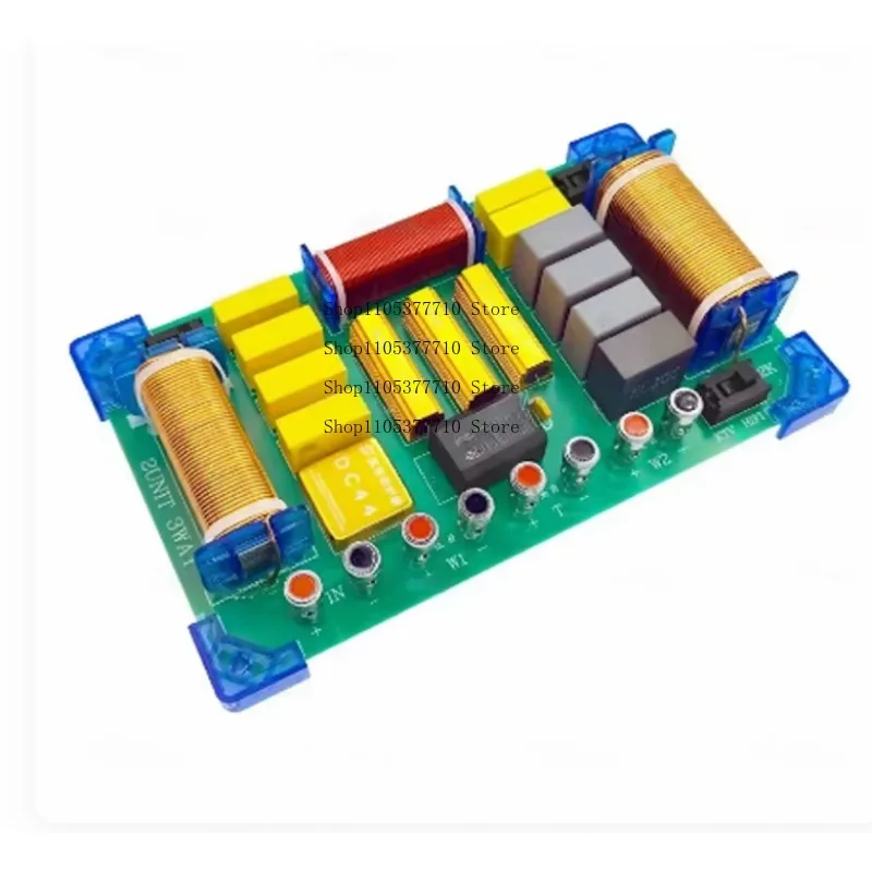 High-Power 1000W 3-Way Crossover Frequency Splitter for Professional KTV HiFi Audio Speakers