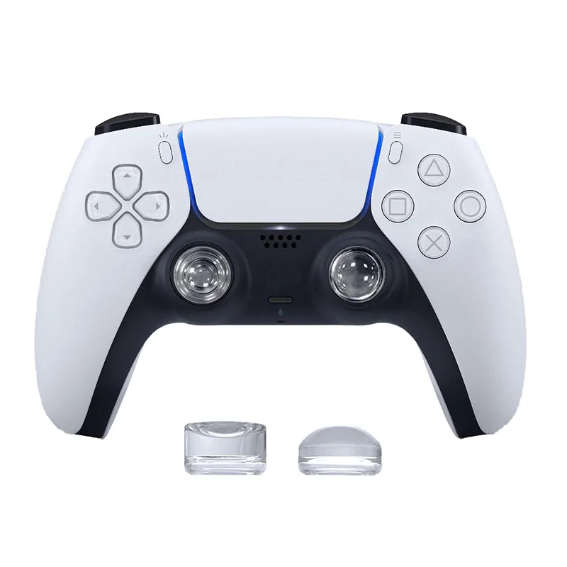 2 قطعة ل PS5 PS4 Xbox One S Xbox Series X/S عصا التحكم Thumbstick حافظة شفافة واضحة سيليكون Thumb Stick قبضة غطاء #5