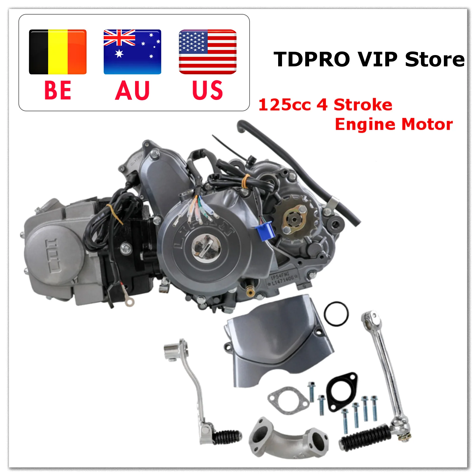 

Lifan 125cc Semi Auto Engine Motor Electric Kick Start For Dirt Bike Postie CT90