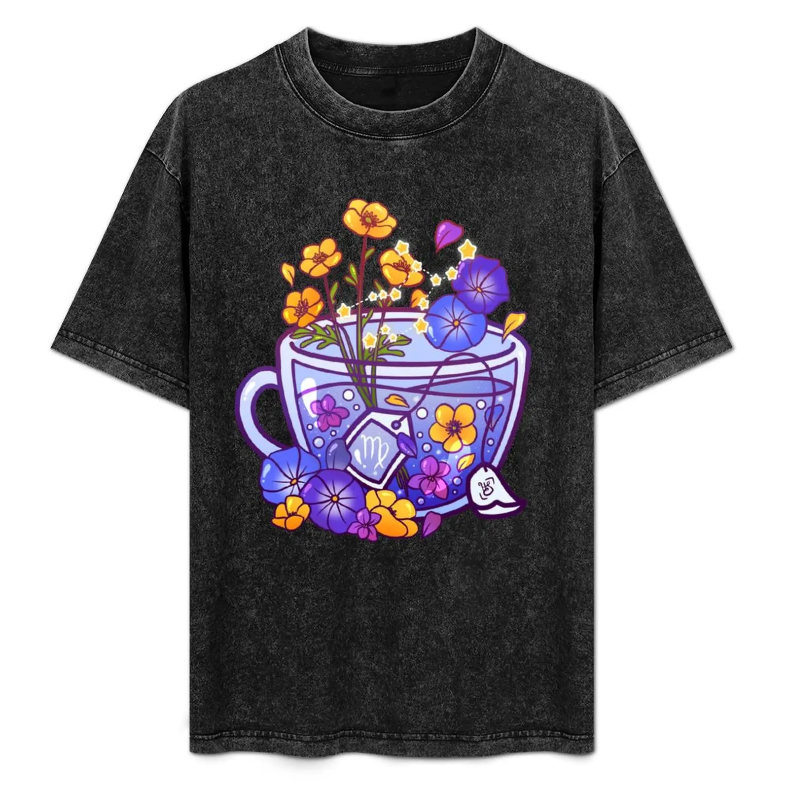 Virgo Zodiac Teacup T-Shirt new edition oversized t shirt oversized sports fans men t shirts high quality