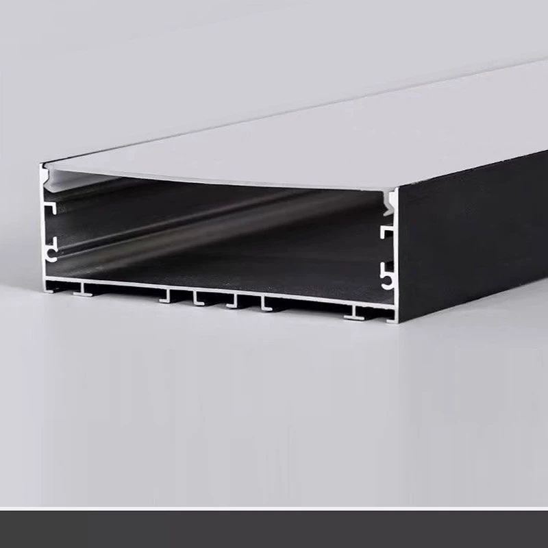 LED Aluminum Profile PC Cover Channel Cabinet Wall Ceiling Decor Three Sided Luminous Linear Hanging Bar Strip Lamp