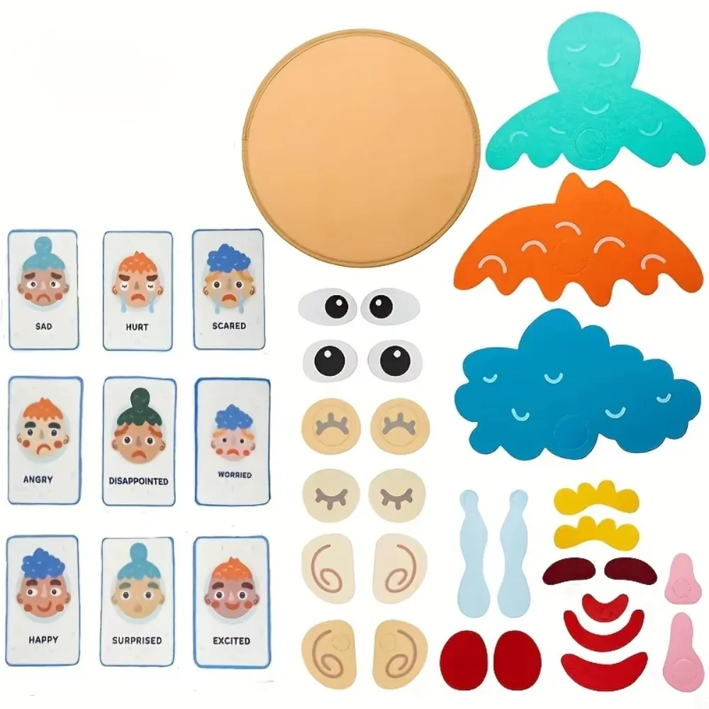 

Handcrafted Emotional Learning Montessori Making Faces Social Emotional Learning Sensory Describe Feelings