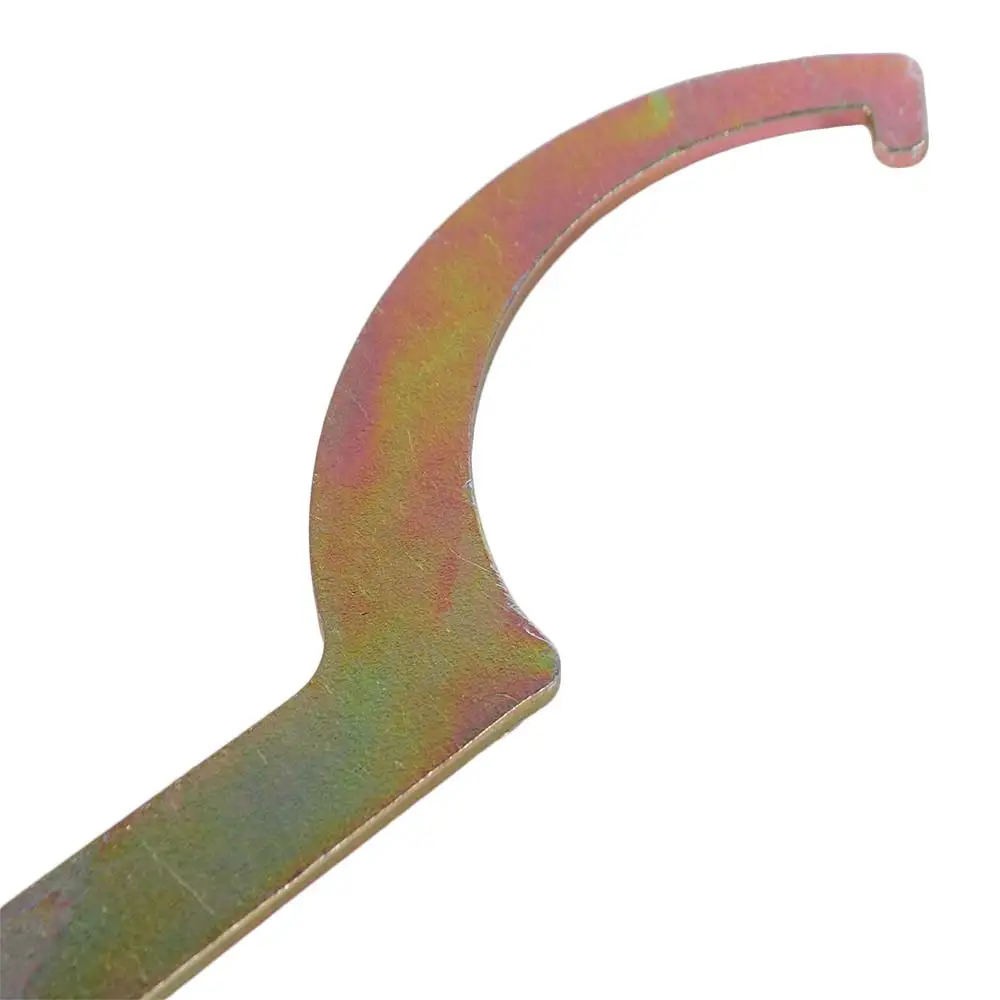 Moto Spanner Hook Design Spring Adjuster Wrench Crescent Adjuster Shock Absorbe Wrench C Shape 185mm C Spanner Wrench Hand Tool