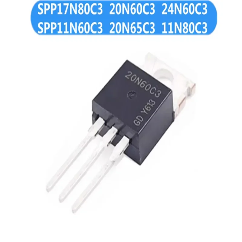 5PCS SPP20N60C3 20N60C3 TO-220 SPP20N60 SPP17N80C3 17N80C3 SPP24N60C3 24N60C3 SPP11N60C3 SPP11N60 11N60C3 SPP20N65C3 20N65C3