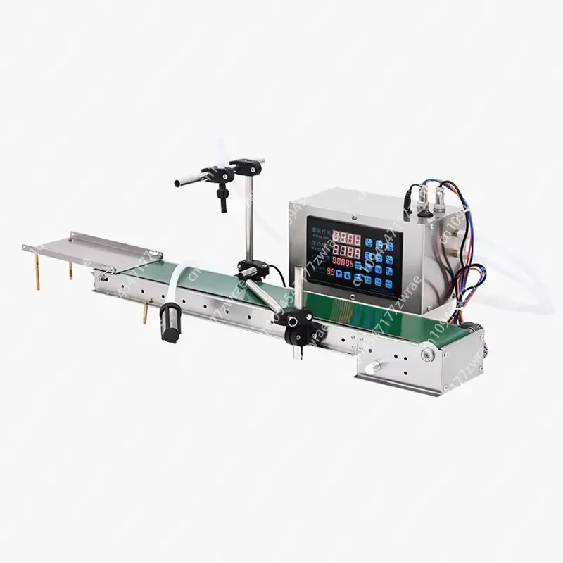Line Single Head Auto Wine Beer Beverage Small Scale Bottle Liquid Water Filling Machine Digital Control Pump Filler Assembly