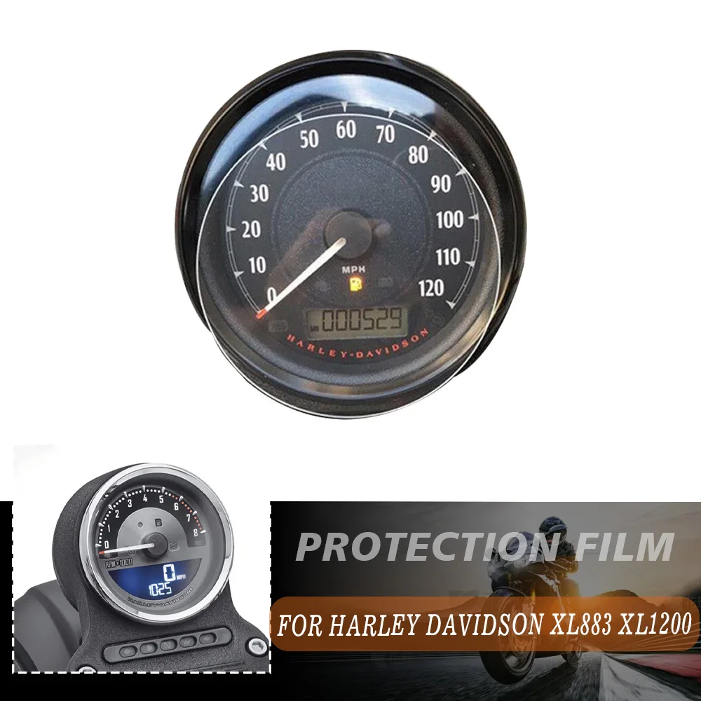 Motorcycle Cluster Scratch Protection Dashboard Film Screen Protector For Harley Davidson Sportster XL 1200 XL 883 XL1200 XL883