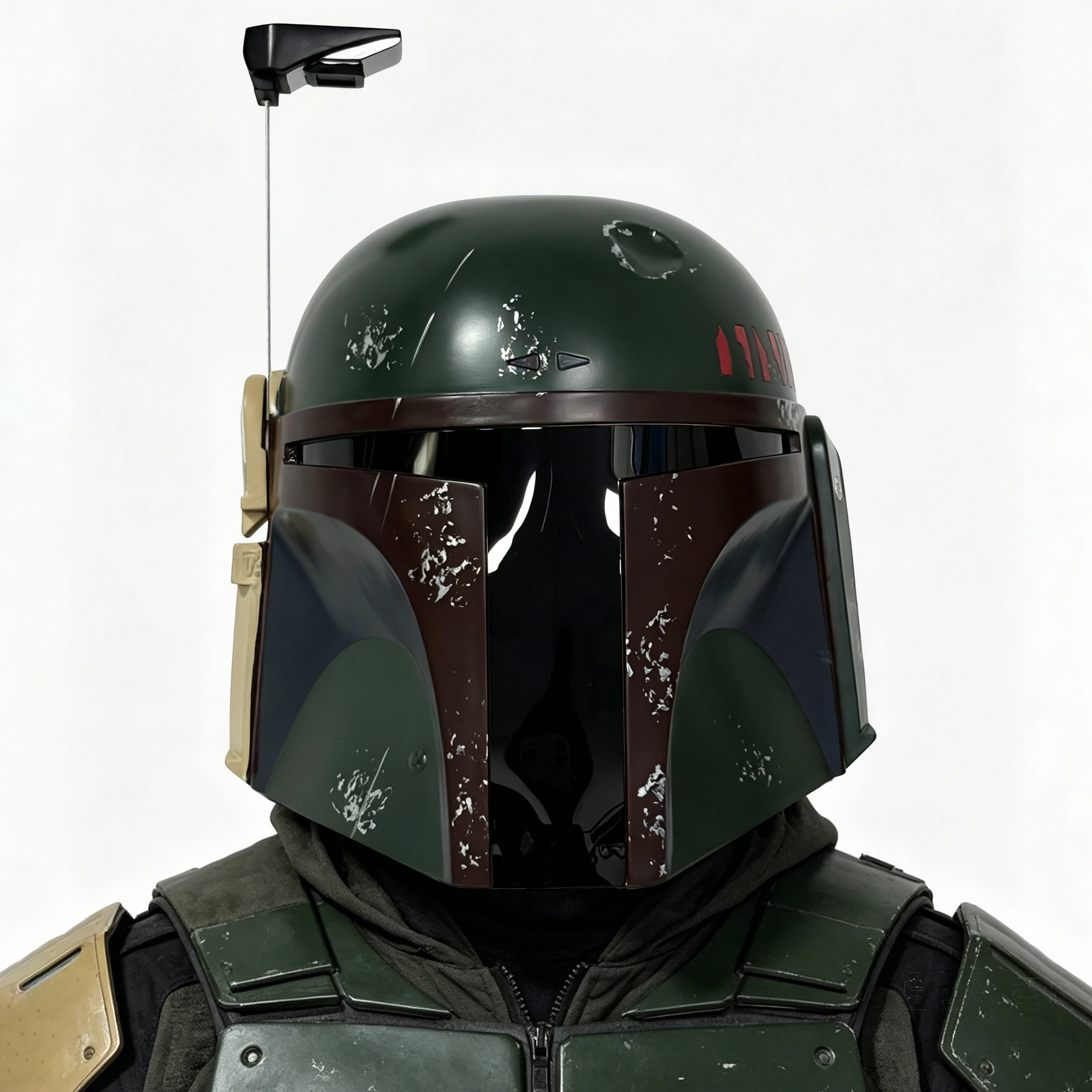 PVC Boba Fett Full Head Wearable Helmet Mask Hard Shell Force Link Cosplay Headgear Halloween Christmas Party Gift Toy For Adults