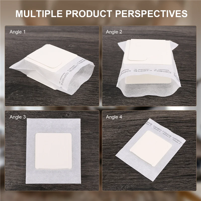 A64Z 500 Pcs Drip Coffee Filter Bag Portable Hanging Ear Style Coffee Filters Paper Home Office Travel Brew Coffee And Tea
