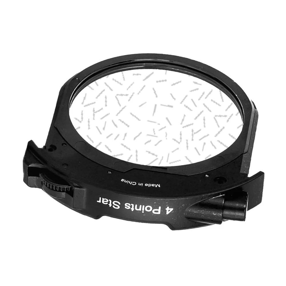 

Фильтр Meike MK-EFTR-4ps Star Filter Starburst (звездный) для Canon, вставные фильтры для адаптера Meike, для съемки с эффектом звездного сияния, Cross Scr