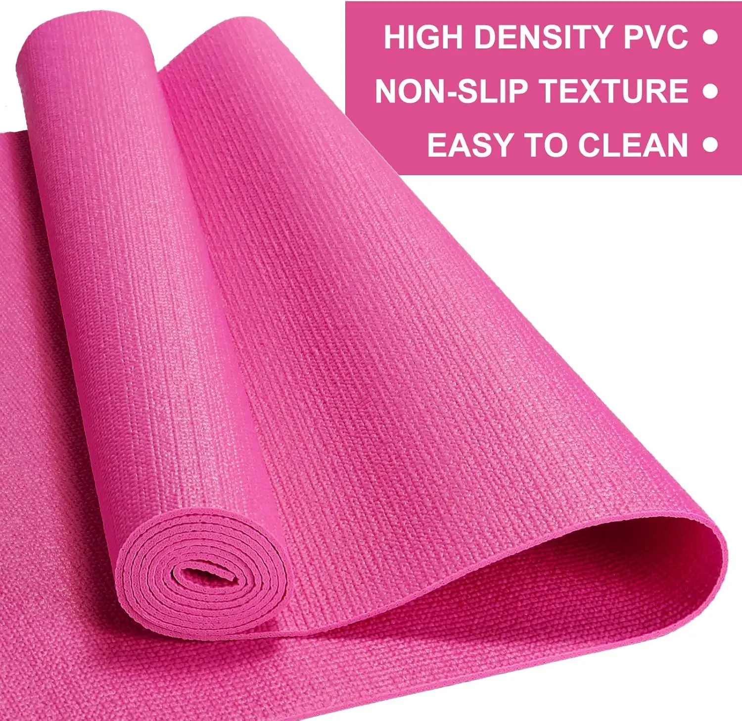 16 Pcs Thick Yoga Mat Bulk, 68'' x 24'' x 3mm Exercise Workout Mat Non Slip Fitness Yoga Pad for Women Gym Home Yoga Pilates, Ea