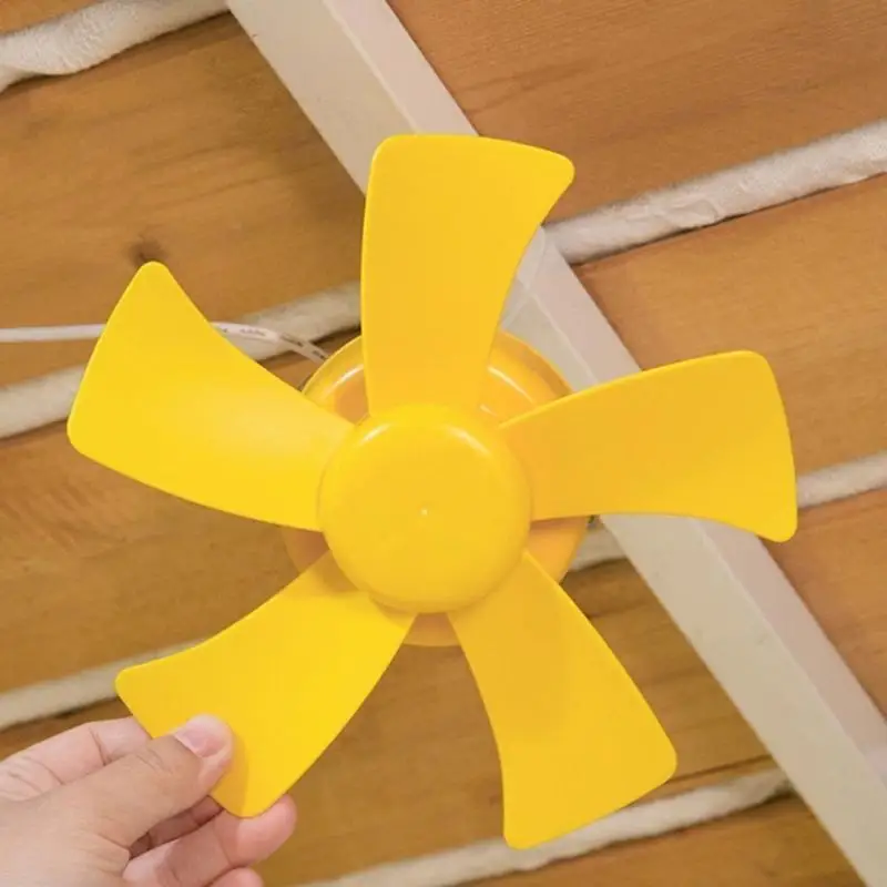 J1HF Remote Controlled USB Rechargeable Fan for Camping Portable Timing Ceiling Fan