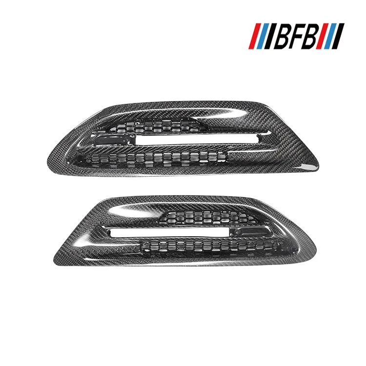 Fit for BMW F10 M5 replacement carbon fiber shark gill outer cover turn signal housing side air vent