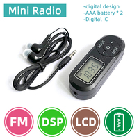 Portable Radio Super Mini Pocket FM DSP Digital Display 1.1\