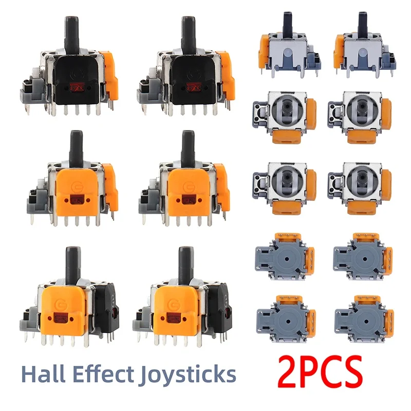 2Pcs Hall Effect Jo… - image