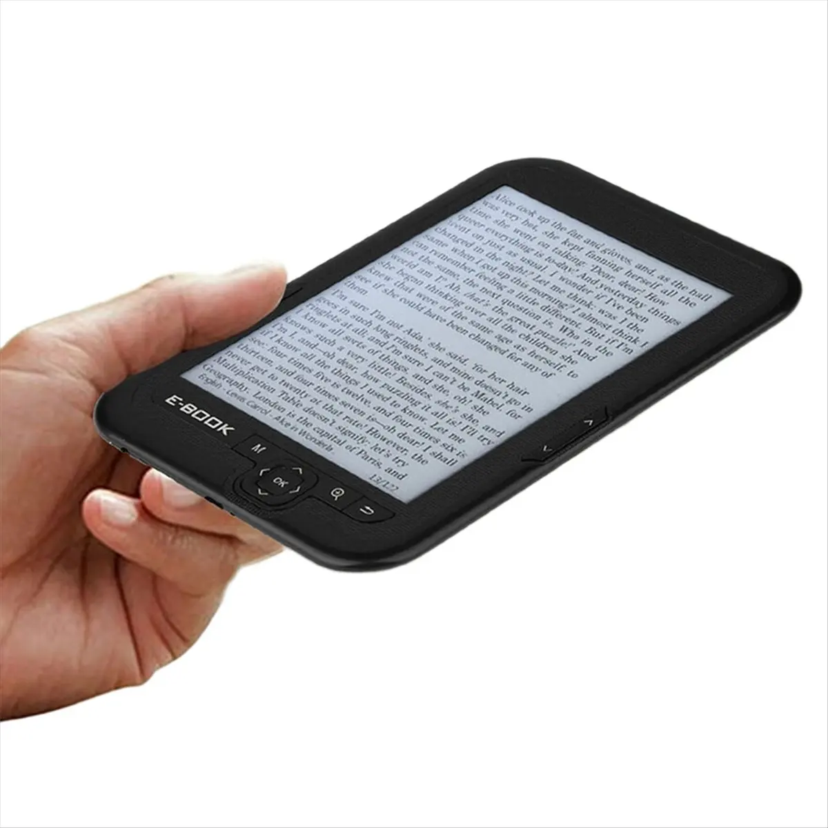 ☶❈＊♥AC1683-EBOOK Reader EInk 6 Inch Ereader 600 X 800 Resolution Display 300DPI Blue Cover (Black 8G)