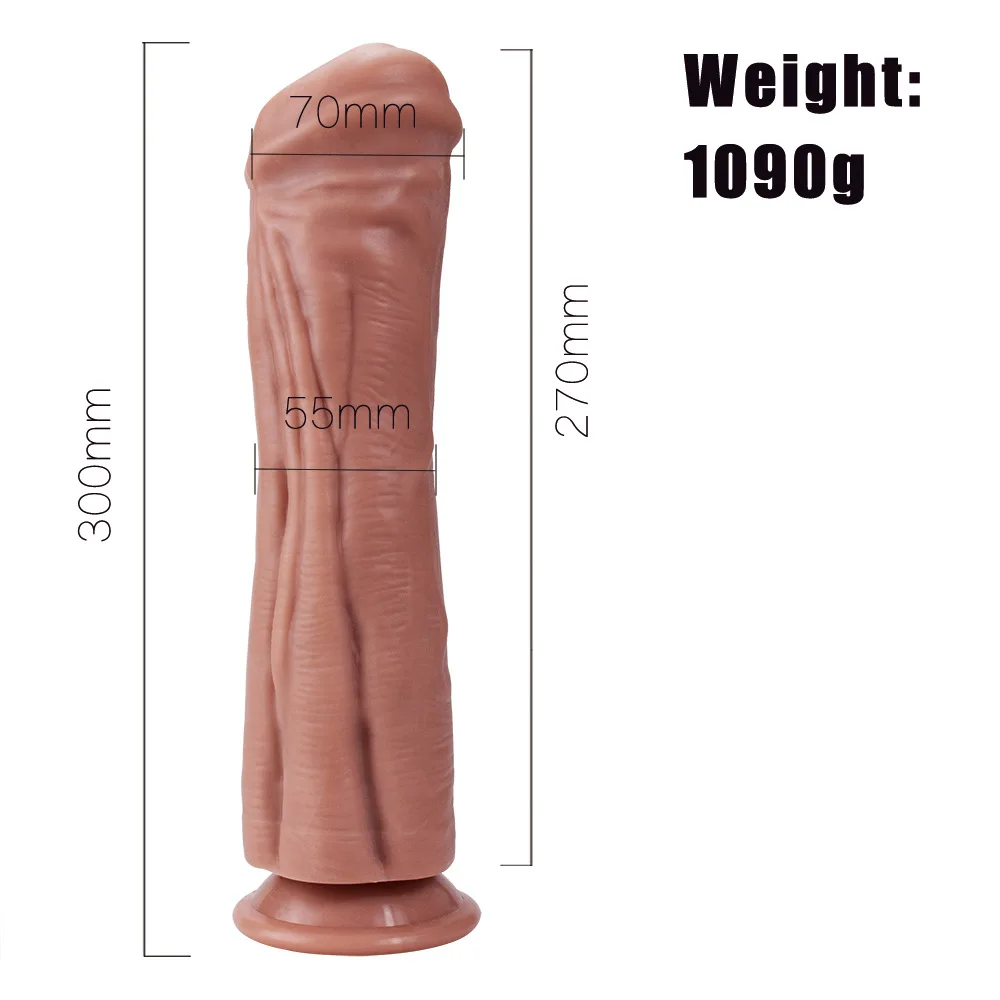 30cm Huge Animal Dildos Horse Stick with Suction Cup Soft Penis Silicone Dildo Big Butt for Women Sm Adult Product Toys
