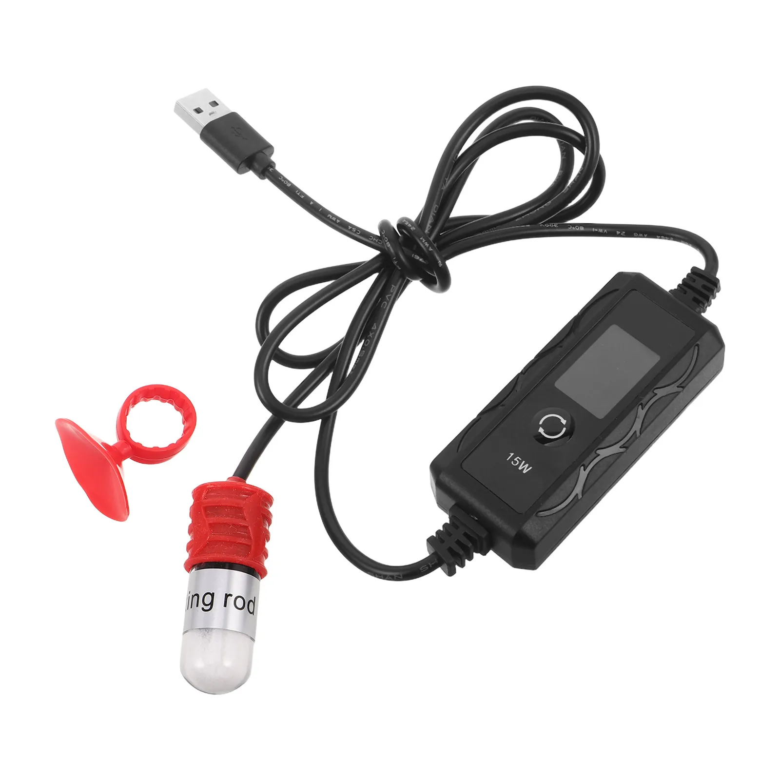 

15W Aquarium Heater Adjustable Usb Powered Mini Fish Tank Heating Rod For Betta Freshwater Turtle Small Tanks Heaters