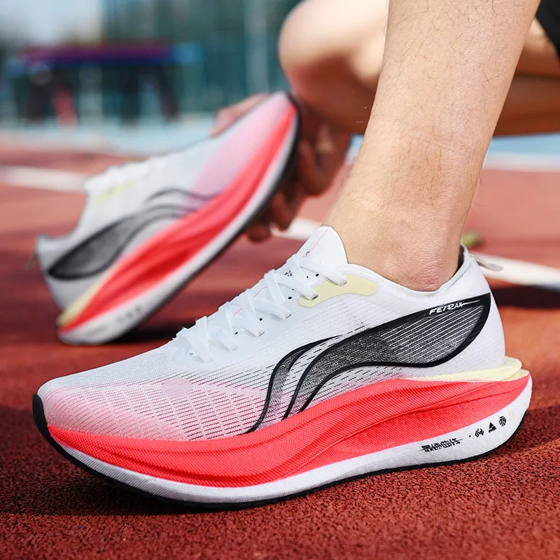 

Men's Shoes Breathable All-match Mesh Shoes Sports Carbon plateShoes Men's All-match Wear-resistant Running Shoes for Men