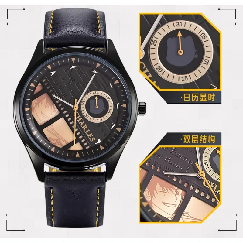 Time Agent Watch Lucky Stone Genuine Animation Cheng Hour Lu Guang Qiaoling Student Quartz Watch