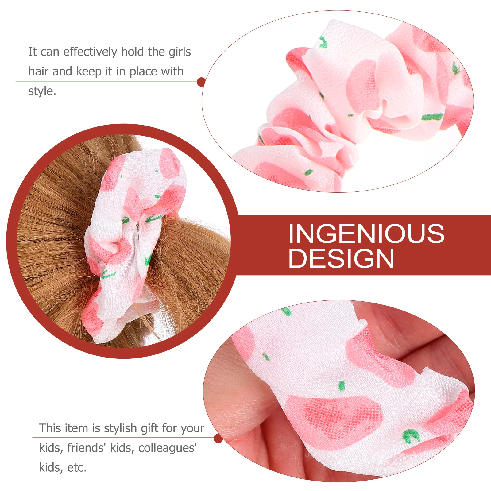 

16 шт. аксессуары для девочек и детей, вьющиеся эластичные резинки для волос, ремни, воротники, завязки, держатель для хвоста, резинки для волос с фруктами, стильные