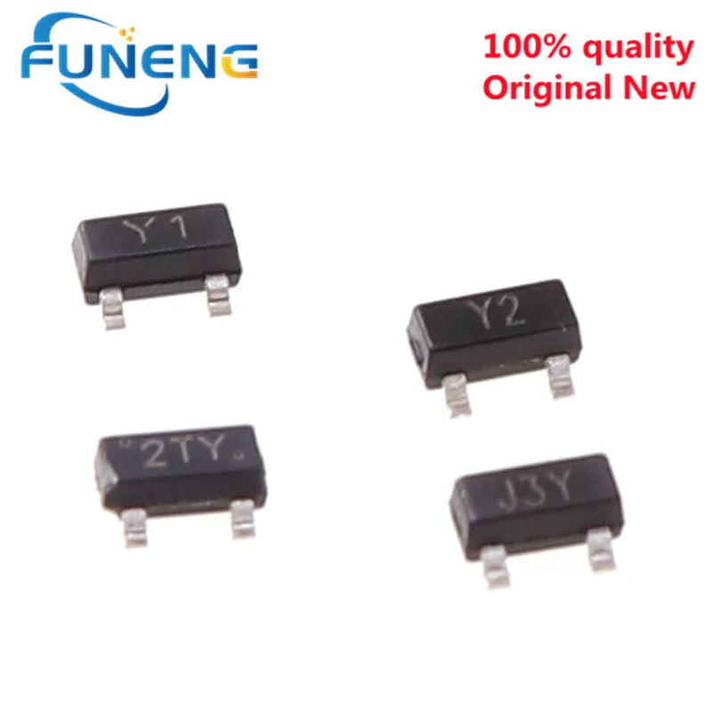 Transistor SMD S8050 J3Y SOT-23 S8050 da 500 pezzi nuovo e originale