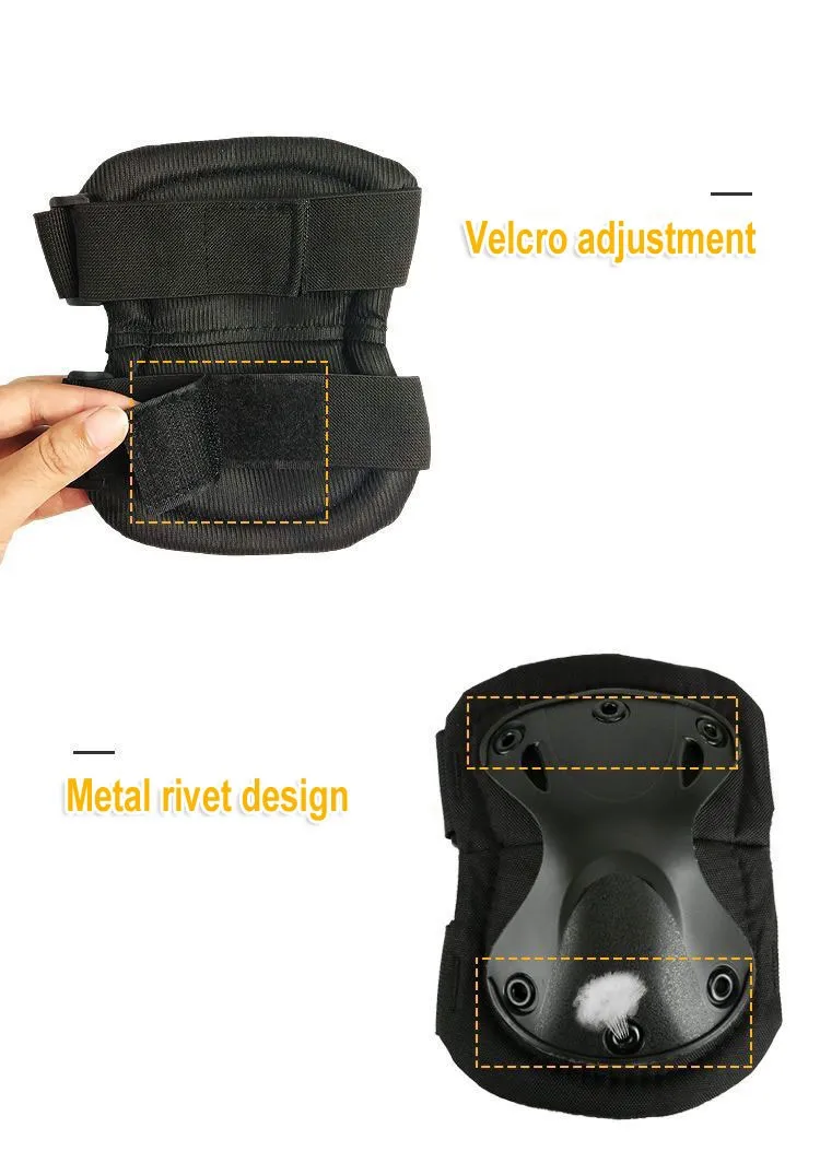 Unisex Camo Taktische Knieschützer Ellenbogenschützer Knieschützer Für Männer Frauen Outdoor Sport Arbeiten Jagd Skating Sicherheitsausrüstung Kniescheibe – Detail 8