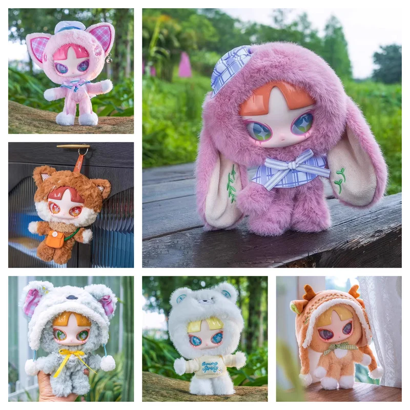

Inn Crossing Spring Series Vinyl Plush Blind Box Toy Kawaii Doll Pendant Customizable Mystery Gift for Birthday Home Decor