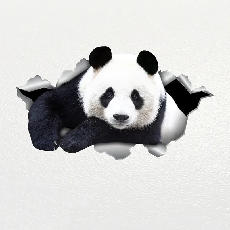 Car Sticker Panda Pet Animal Waterproof Vinyl Decal Car Accessories Decor,15CM