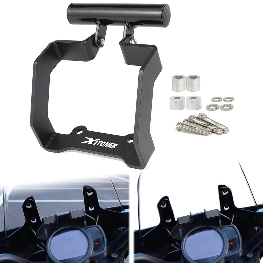

Fit For HONDA CMX 1100 REBEL 2021 2022 2023 2024 Motorcycle Aluminum GPS Phone Navigation Mount Bracket Adapter Support Holder