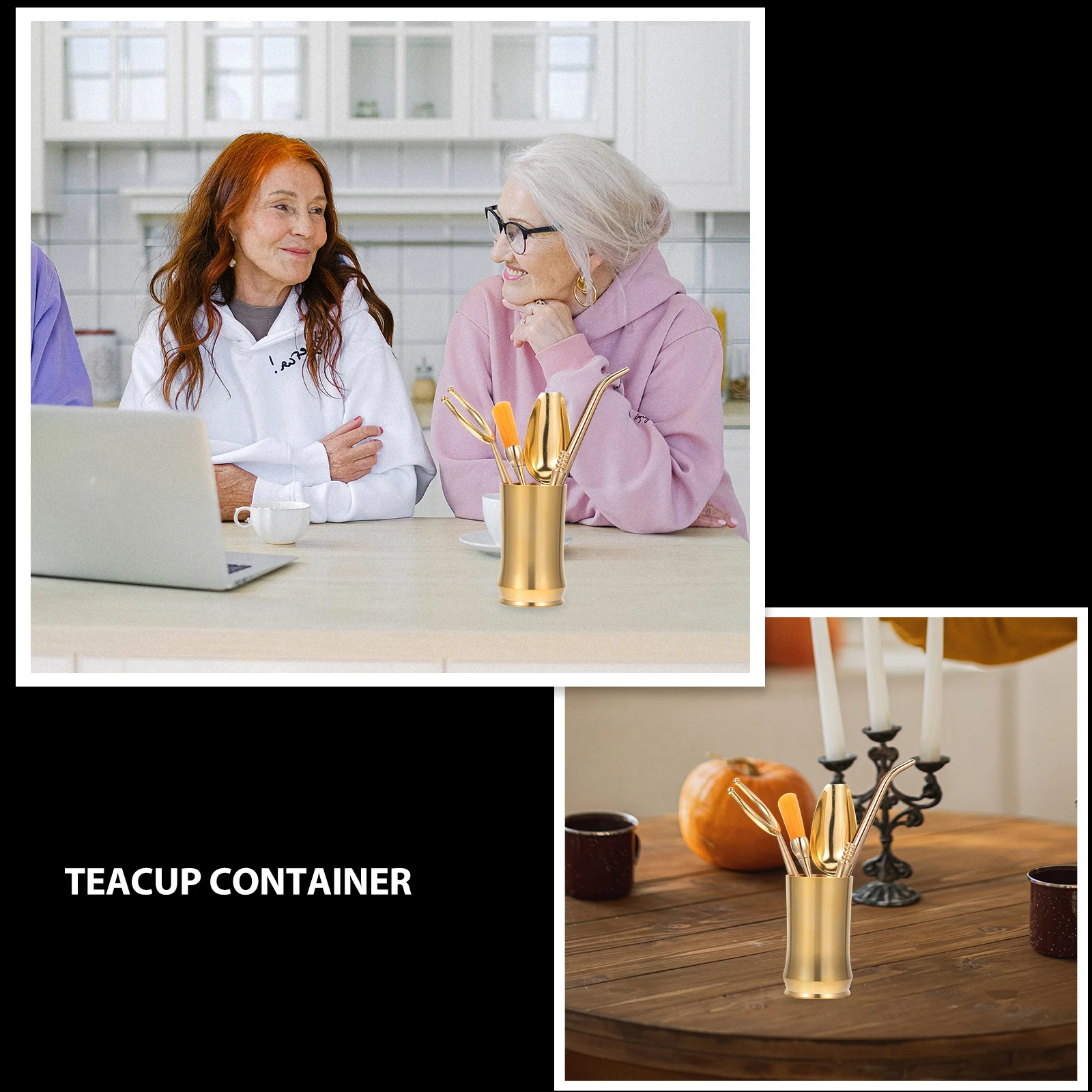 

5pcs Tea Set Accessories High Quality Ceremony Utensils Party Wedding Gift Lovers Teacup Container Canister Kitchen Bar
