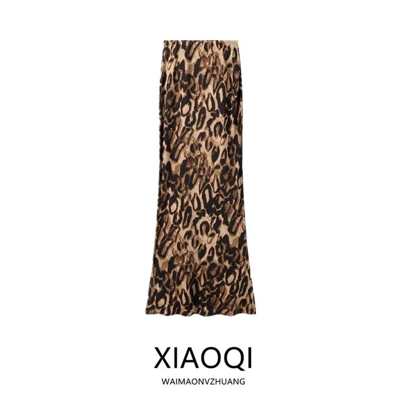 

Неводная эластичная облегающая юбка-миди со средней талией, женская дизайнерская новая осенне-зимняя юбка f-длины