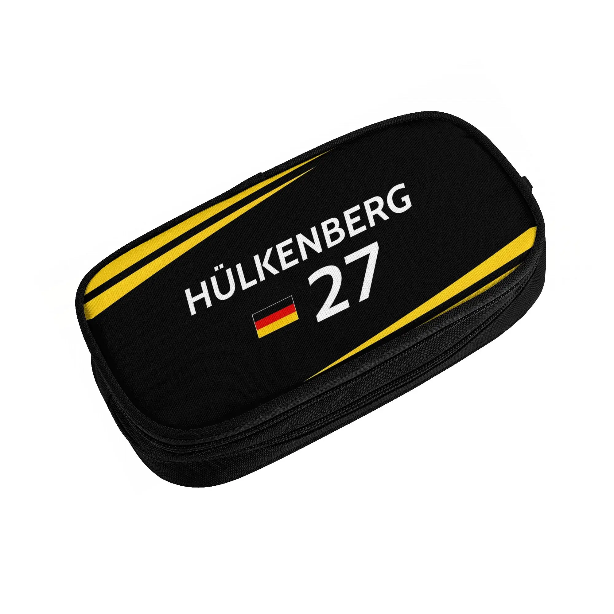 Pencil Cases for N-Nico H-Hulkenberg Boys Girls Big Capacity German Racing Driver 27 Pencil Box Stationery