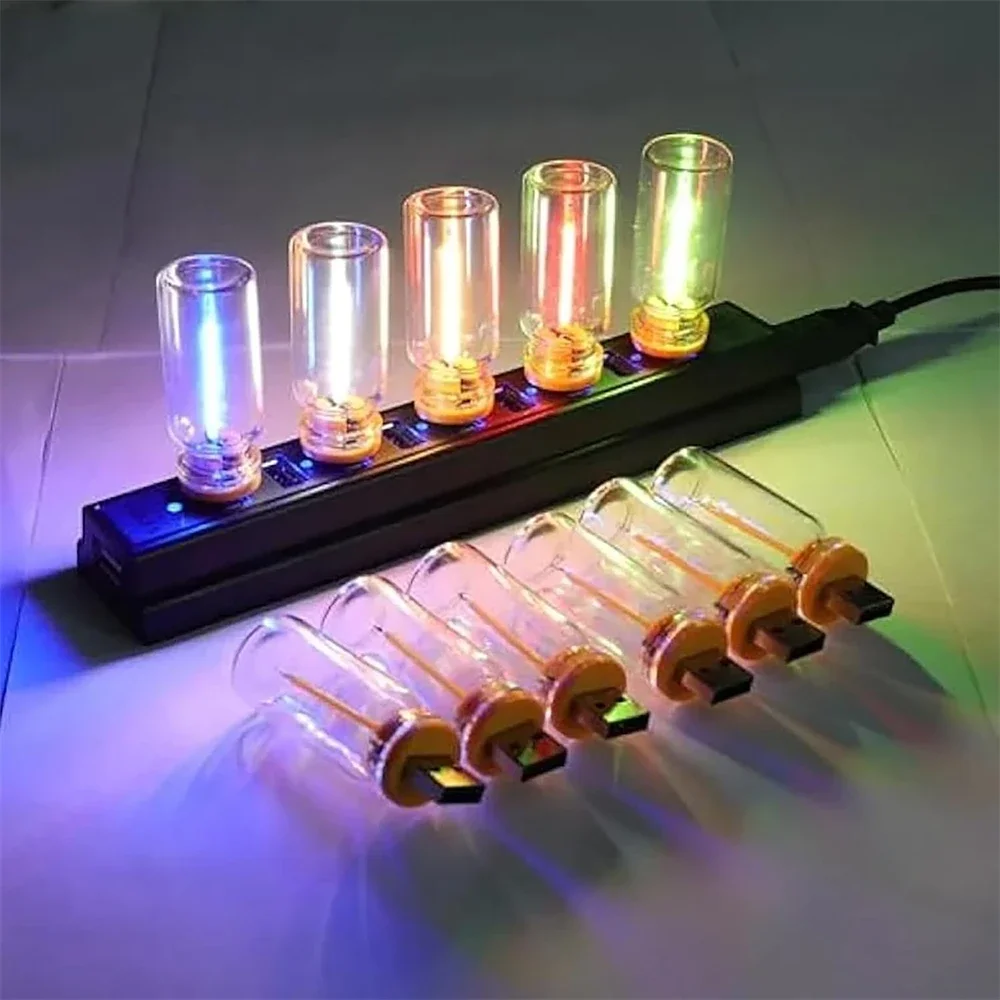 LED مصباح USB صغير سيارة الداخلية التحكم باللمس ضوء جو داخلي مصباح LED خيوط ضوء لمبة سيارة غرفة نوم ديكور المنزل