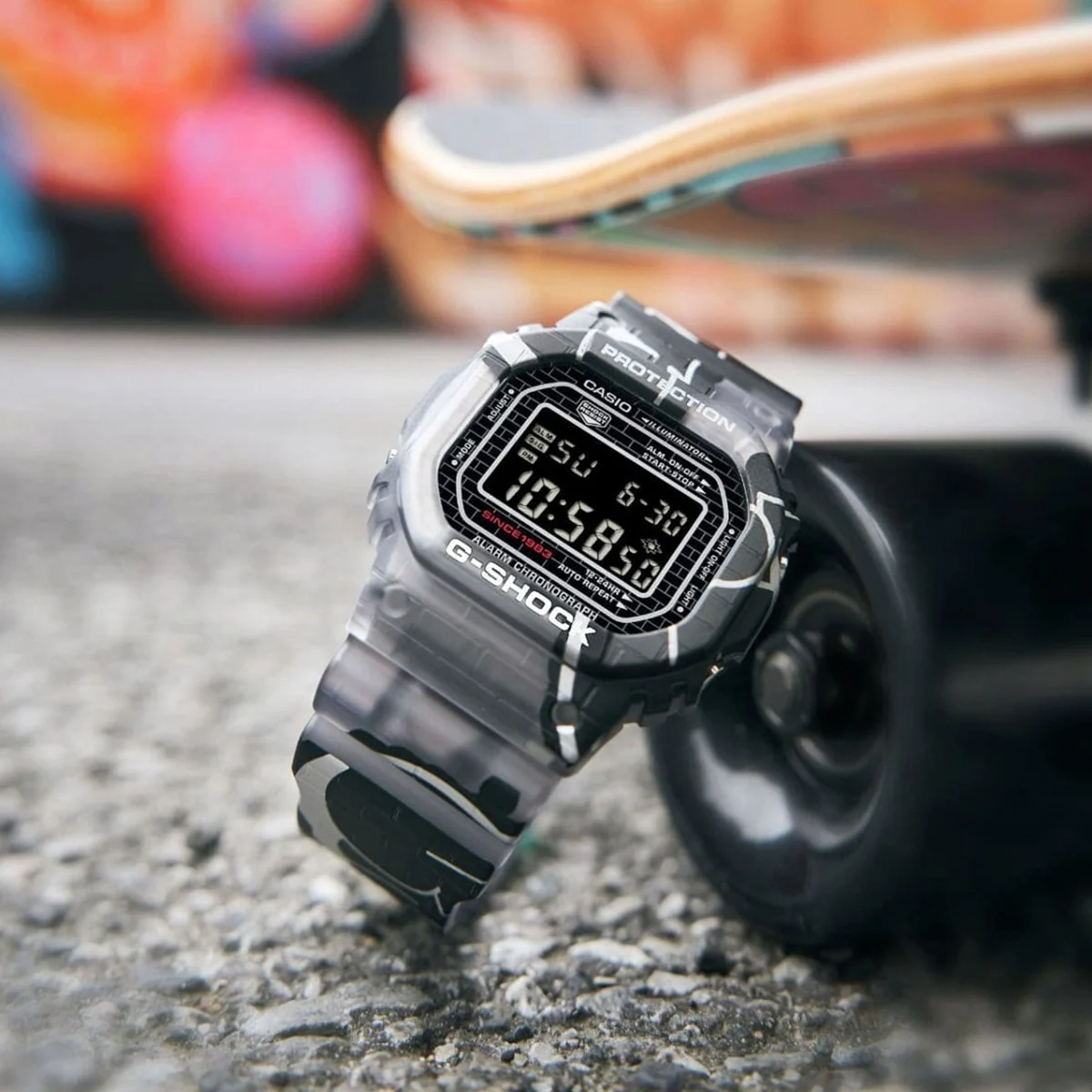 Casio watch men g shock quartz smart top brand luxury 40th Anniversary Limited Edition Graffiti Style Waterproof sports watch