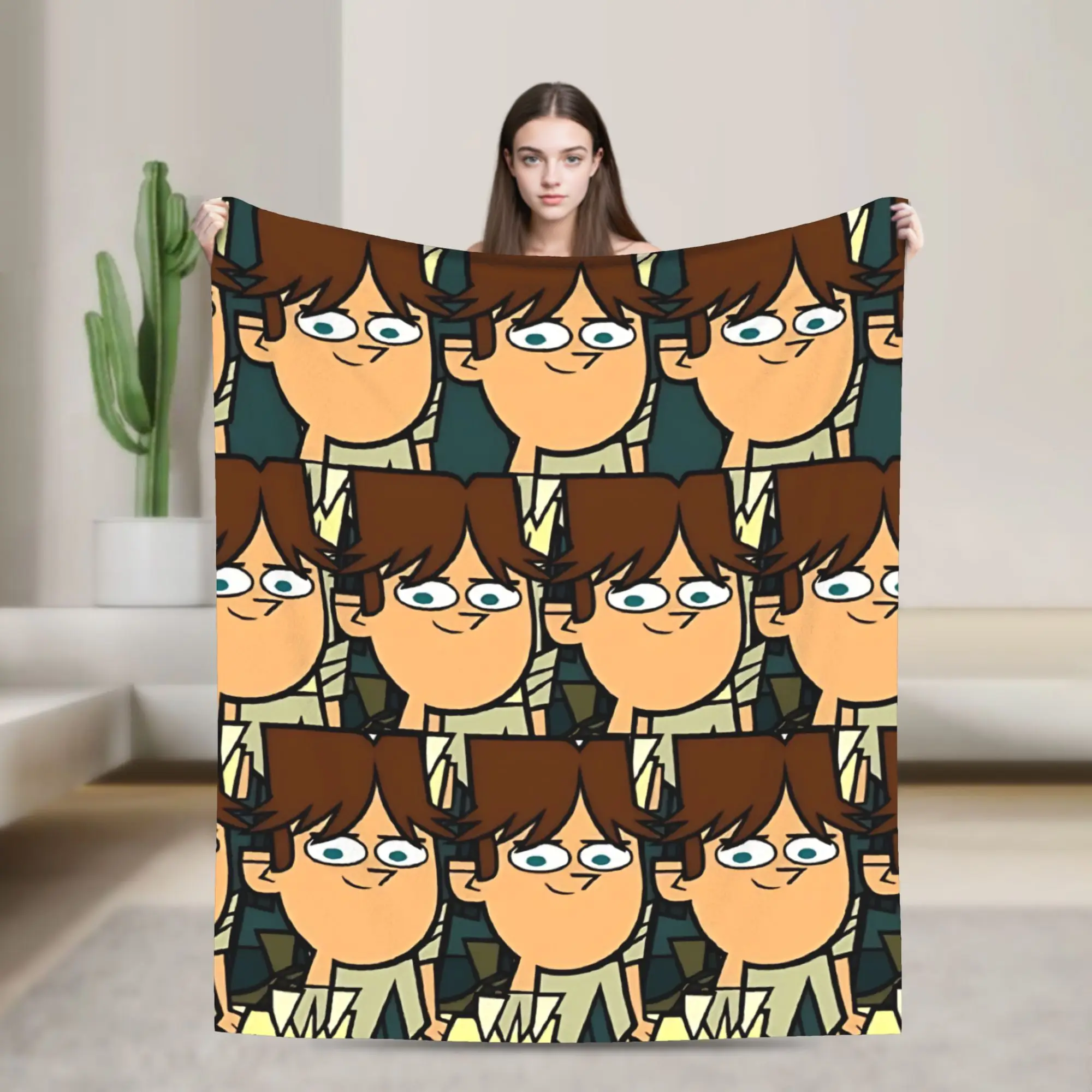 Total Drama- Cody  Blanket Quality Warm Soft  Throw Blanket Winter Picnic Home Decor Aesthetic Bedspread