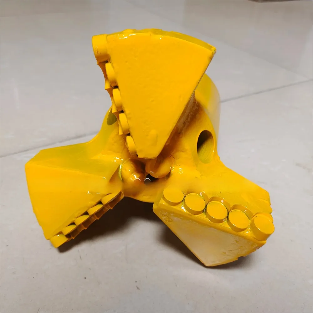 1pc Water Well Drilling Bit OF Drilling Machine Part/3 Wings Diamond Compact PDC Drill Bit Geological Prospecting