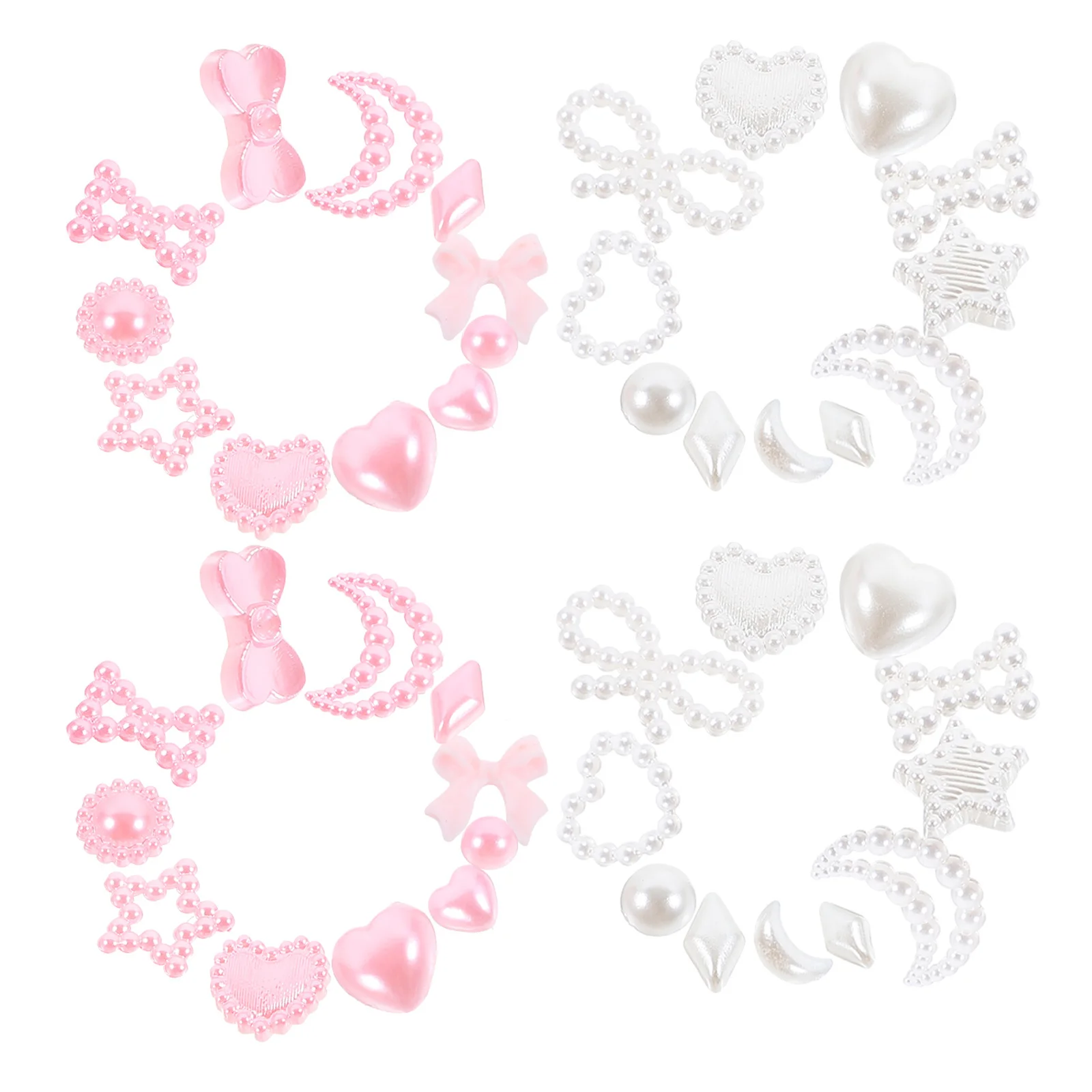 

1 Box Mixed Nail Charms ABS Material Easy Use Nail Art Jewels for Women Acrylic and Nails Gems for Nails