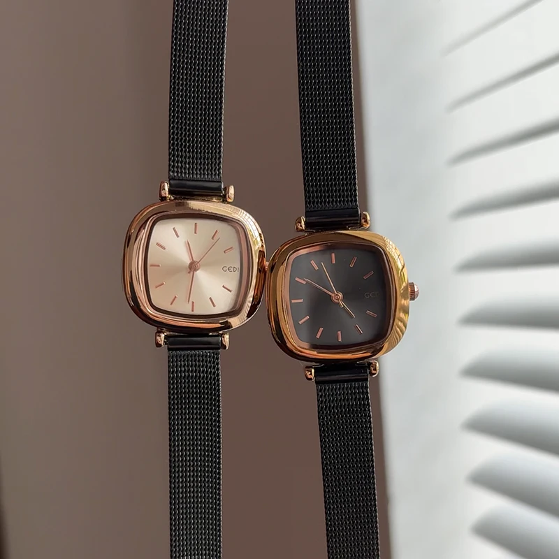 ساعة نسائية جديدة فاخرة وأنيقة وبسيطة ذات جودة عالية مثالية كهدية عيد ميلاد للطالبات أو الصديقة. #4