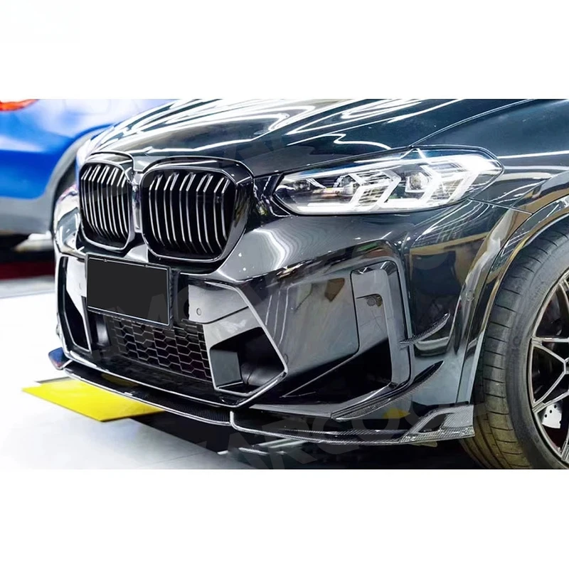 Superior JMCARCOOL Carbon Fiber Front Lip Bumper Chin Spoiler Canards Flaps FRP