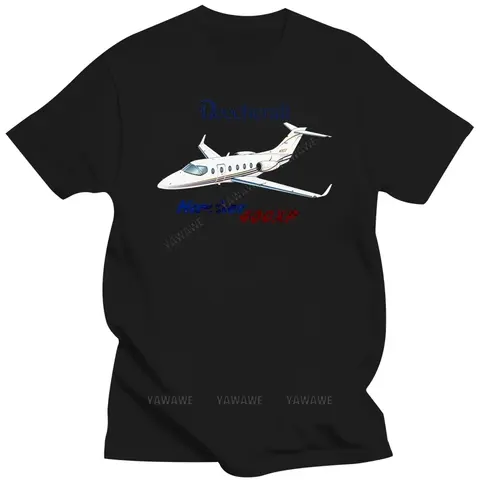 Hot sale Fashion Beechcraft Hawker 400XP Airplane T-shirt - Personalized with N# T shirt print tshirts casual style tee-shirt