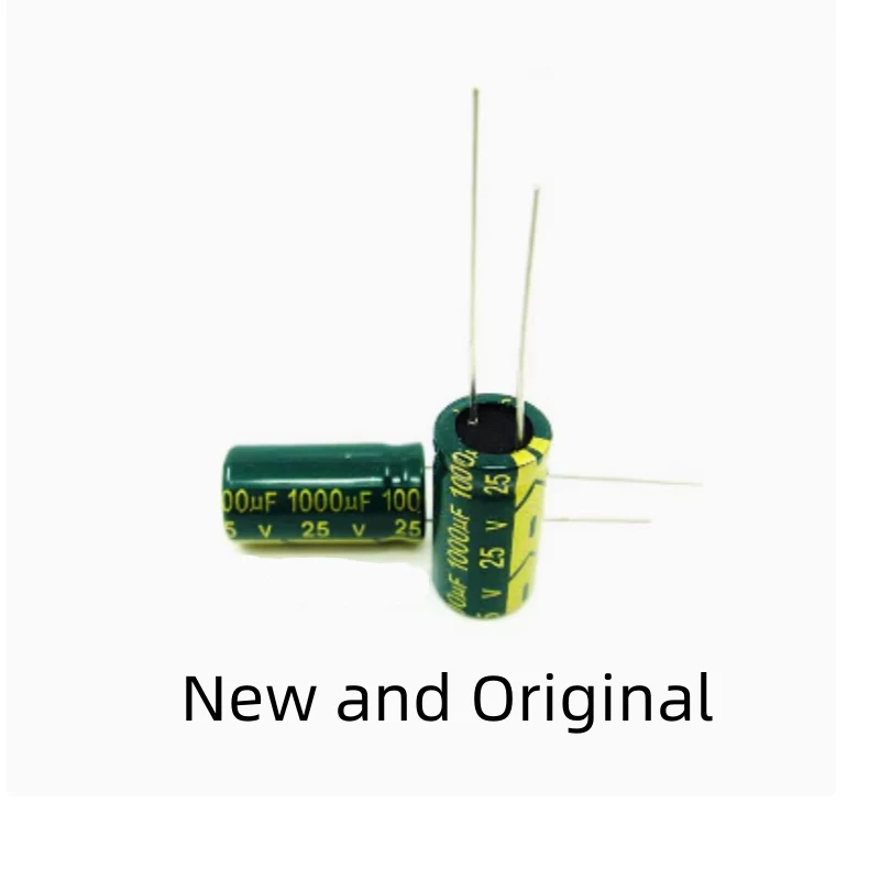 

High frequency low resistance LCD direct insertion electrolytic capacitor 1000UF 25V 10X20