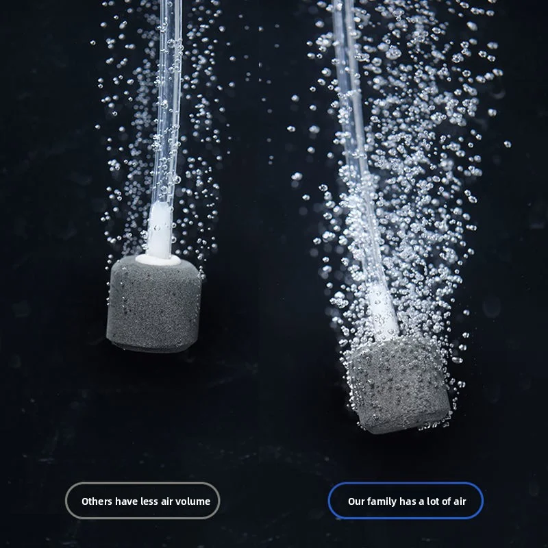 Bomba de aire portátil para pecera de acuario, bomba aireadora de oxígeno con piedra de aire, accesorios de pesca para jardín doméstico para mascotas acuáticas